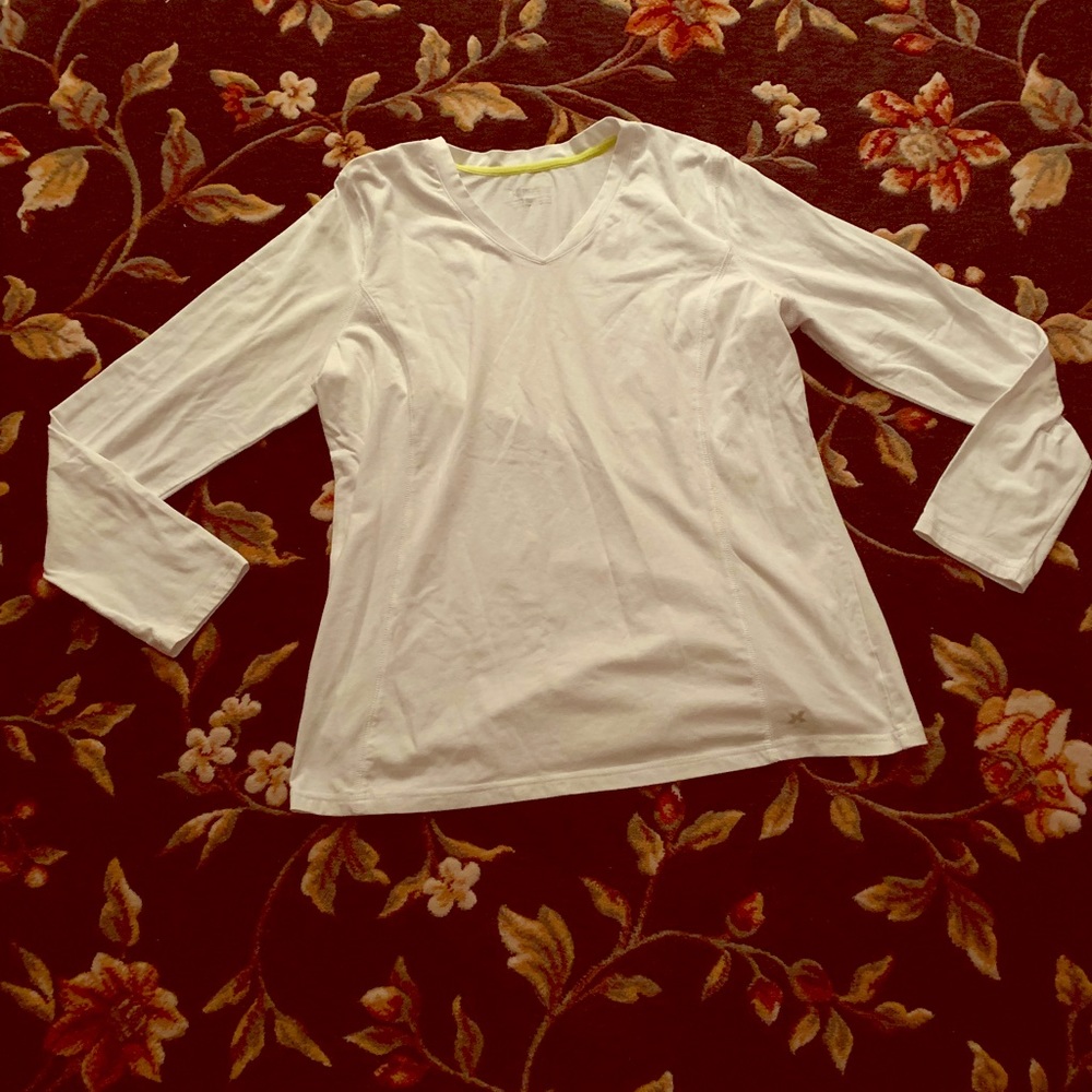 Xersion white long sleeve top
